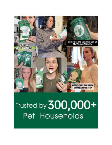 Removedor de Pelo de Mascota Seedshub 90g - 2 Paquetes