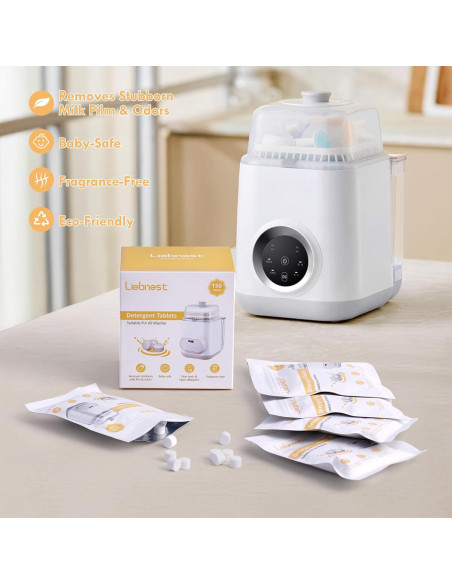 150 Tabletas de Limpieza Liebnest para Biberones - Sin Residuos
