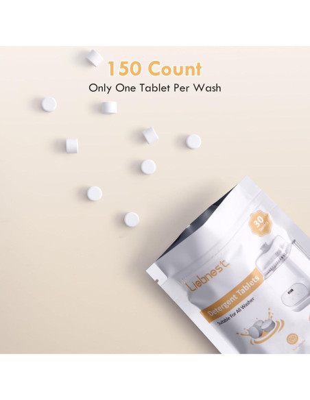 150 Tabletas de Limpieza Liebnest para Biberones - Sin Residuos