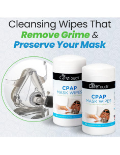 Toallitas de Limpieza CPAP CareTouch - 2 Paquetes de 70 Unidades 2