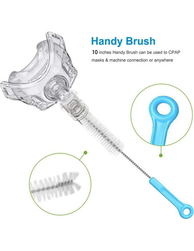 Cepillo de limpieza CPAP Desin - Acero inoxidable 169cm