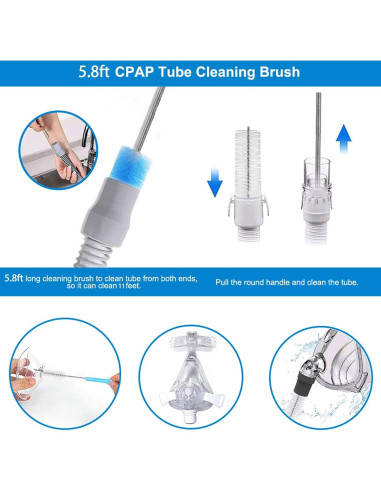 Cepillo de limpieza CPAP Desin - Acero inoxidable 169cm