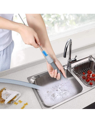 Cepillo de limpieza CPAP Desin - Acero inoxidable 169cm