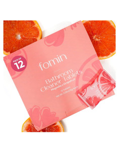 Tabletas Limpiadoras de Baño FOMIN - Paquete de 12 - Ecológicas