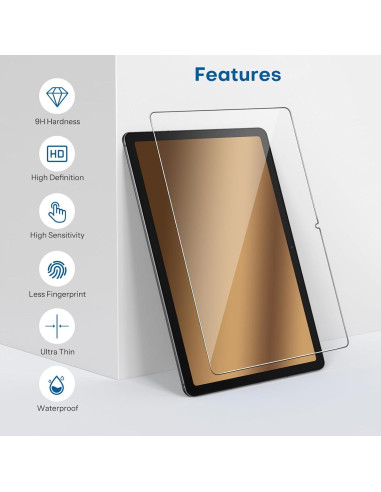 SPARIN Protector de Pantalla Vidrio Templado para Galaxy Tab A9 Plus 11"