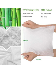 Toallitas Comprimidas de Algodón NANASO - Paquete de 100 2