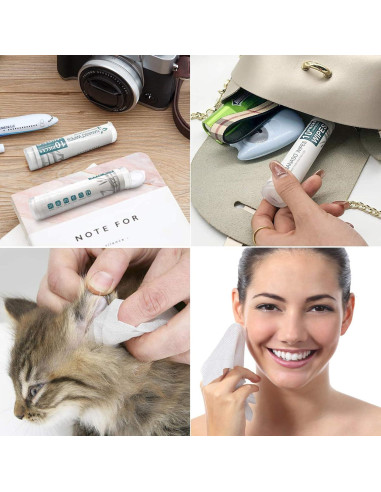 Toallitas Comprimidas de Algodón NANASO - Paquete de 100