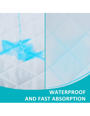 Almohadilla de Cama KANECH Queen Lavable Impermeable 152x203cm