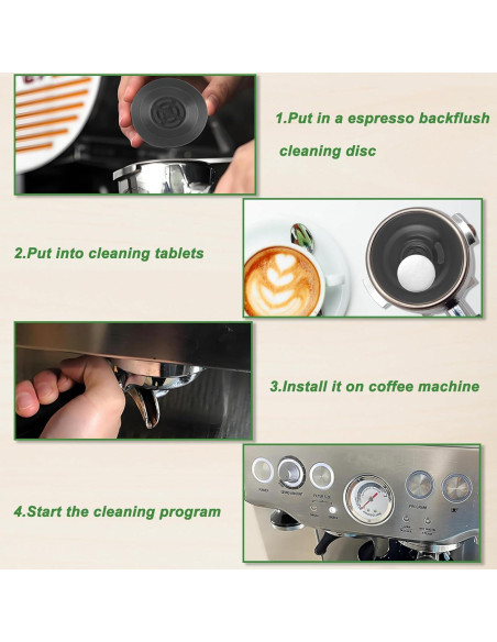 Disco de limpieza 54mm para espresso Breville - 2 Pack