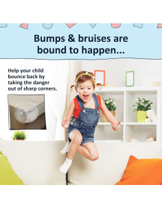 Protectores de Esquinas Bebé Earth Transparentes - 12 Piezas 2