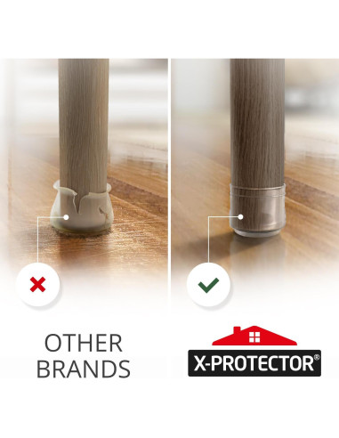 Fundas Antideslizantes para Patas de Silla X-Protector 32 PCS