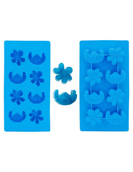 Bandeja de Hielo Silver Buffalo Lilo y Stitch Azul 8 Cubos