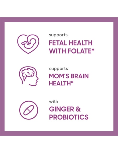 Multivitamina Prenatal Rainbow Light One 120 Cápsulas Veganas