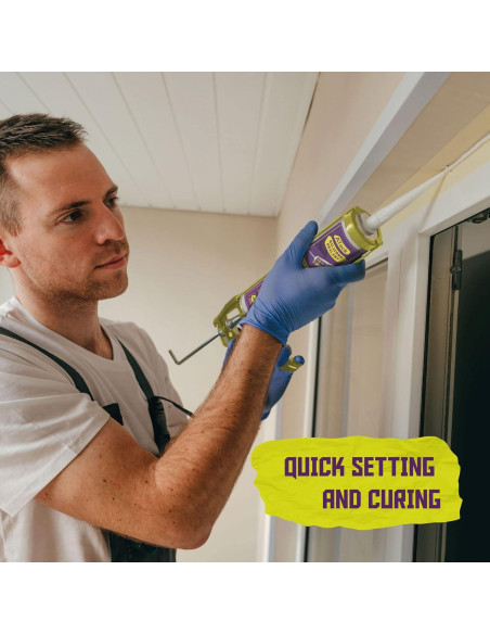 Sellador de Silicona Negra ATack 284g 100% Impermeable