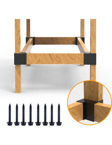 Kit de Soportes de Acero GOOCORREC para Banco de Trabajo - 8 Piezas