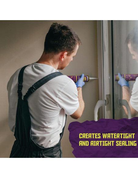 Sellador de Silicona Negra ATack 284g 100% Impermeable