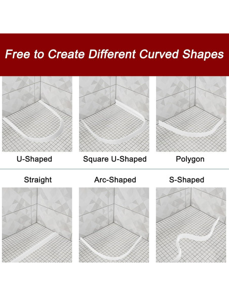 Moldura Flexible de Silicona 300 cm uxcell Marrón para Baño y Cocina