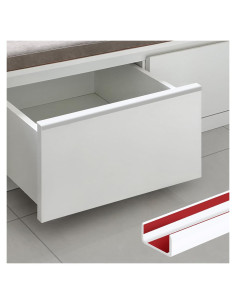 Protector de Bordes de Goma Autoadhesivo YANRUIPRO 19mm Blanco 3.6m