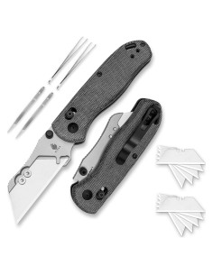 Cuchillo Utility Plegable Kizer Drop Bear Micarta Negro 16.99cm