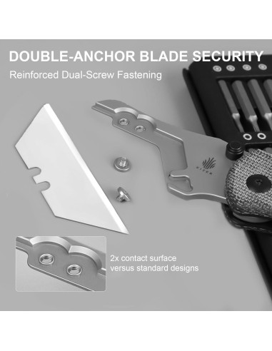 Cuchillo Utility Plegable Kizer Drop Bear Micarta Negro 16.99cm