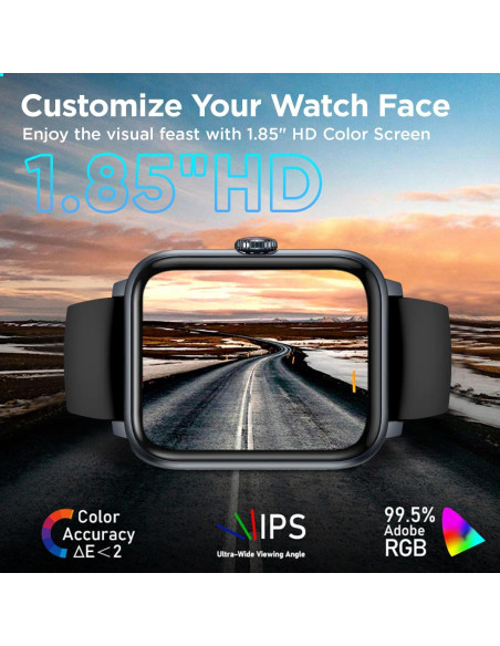 Reloj Inteligente BENIO GT 1 con Monitoreo de Salud y 100 Modos
