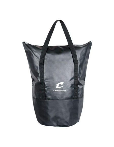 Bolsa de Pelotas Deluxe Champro E5 - Negro 22.86x38.1 cm