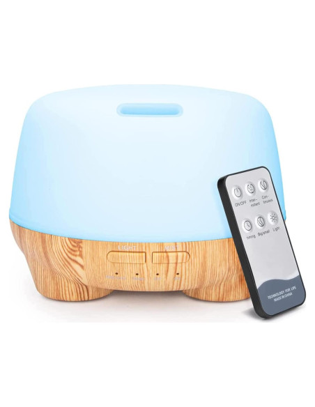 Difusor de Aceite Esencial Marchred 500ML Ultrasónico con Control Remoto