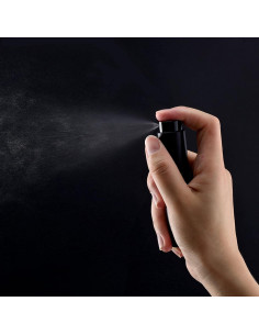 Atomizador de Perfume Mini 8ml Mozzafiato Negro Mate - 3 Piezas 2