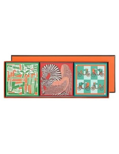 Jabón Perfumado HERMES 3 Piezas Albahaca Ruibarbo Naranja