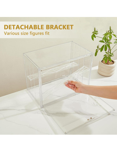 Caja de Exhibición Acrílica LXLXXL 3 Niveles Apilable 25x37cm