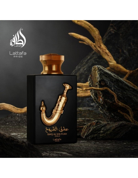 Eau de Parfum Lattafa Ishq Al Shuyukh Gold 100 ml Unisex Eau de Parfum Lattafa Ishq Al Shuyukh Gold 100 ml Unisex