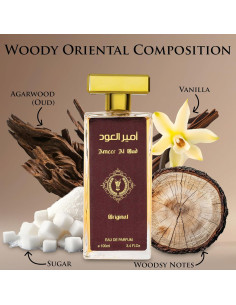 Ameer Al Oud - Fragancia Unisex 100ml - Madera y Vainilla 2