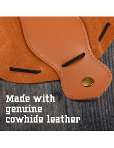 Bolsa y Bandeja de Dados IMPRESA - Cuero Marrón 25.4 cm 2