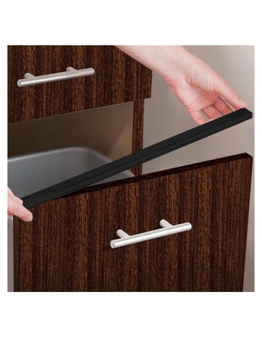 Protector de Borde de Gabinete Cabinet Hero 4-Pack 18" Negro