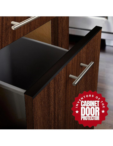 Protector de Borde de Gabinete Cabinet Hero 4-Pack 18" Negro