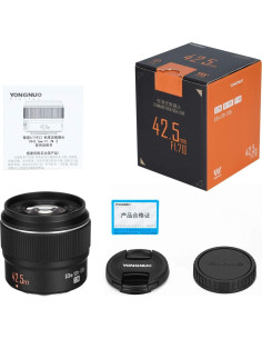 Lente Fijo YONGNUO YN42.5mm F1.7M II para Micro Cuatro Tercios 2