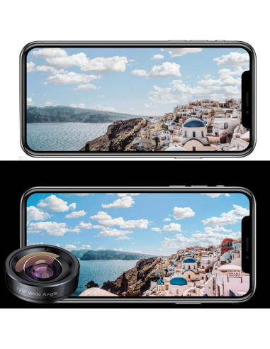 Kit de Lentes 3 en 1 KEYWING para Smartphone - Ojo de Pez, Gran Angular y Macro