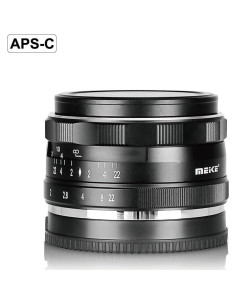 Lente Meike 35mm f1.7 Manual para Fujifilm X-Montura 2