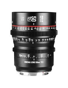 Lente Prime de Cine Meike 50mm T2.1 S35 para Canon EF