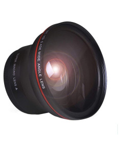 Lente Gran Angular 55MM Tectra 0.43X HD con Macro para Nikon y Sony