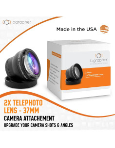 Lente Telefoto Zoom 2X iOgrapher 37mm para Smartphone 2