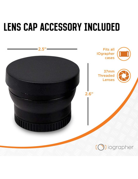 Lente Telefoto Zoom 2X iOgrapher 37mm para Smartphone