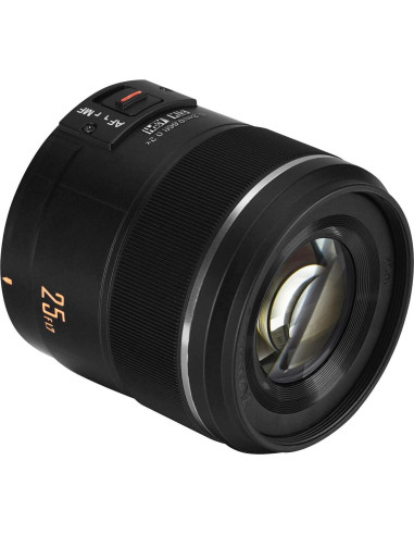 Lente Yongnuo YN25mm F1.7M Micro Cuatro Tercios Enfoque Automático