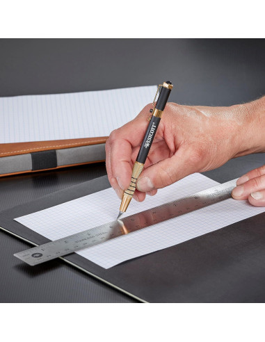 Cuchillo de Hobby Retráctil Westcott 17314 CarboTitanium Dorado