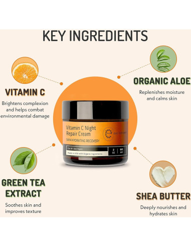 Crema Nocturna Hidratante Eve Hansen Vitamina C 56.7 g