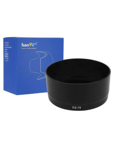 Gorro de lente Haoge para Canon EF 50mm f/1.2L USM - Reemplazo ES-78