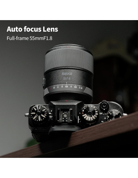 Lente Prime Meike 55mm F1.8 Auto Focus STM para Fujifilm Lente Prime Meike 55mm F1.8 Auto Focus STM para Fujifilm