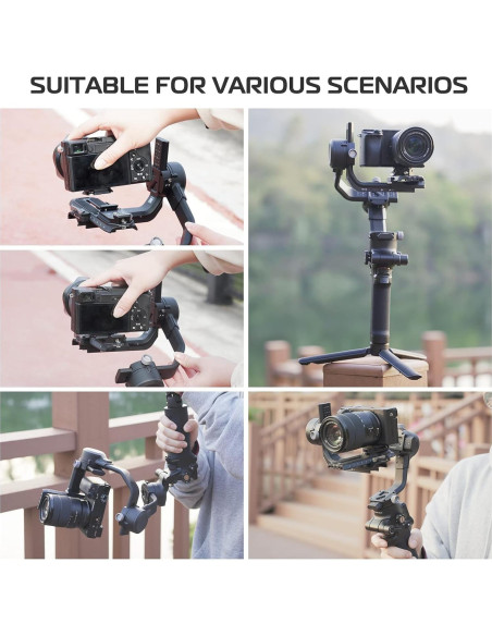 Adaptador de Liberación Rápida ULANZI F38 para DJI Ronin-S/RS2/RSC2