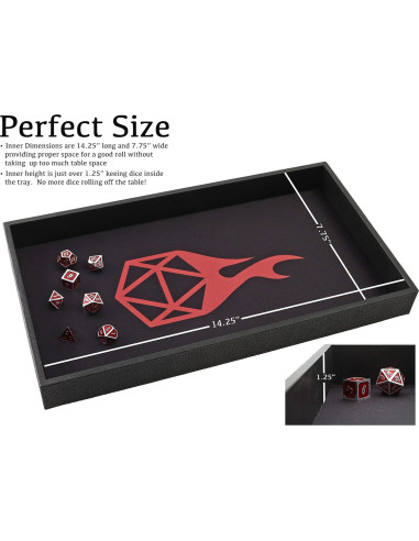 Bandeja de Dados Forged Dice Co. Reversible 37.5x21cm