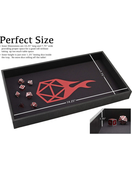 Bandeja de Dados Forged Dice Co. Reversible 37.5x21cm